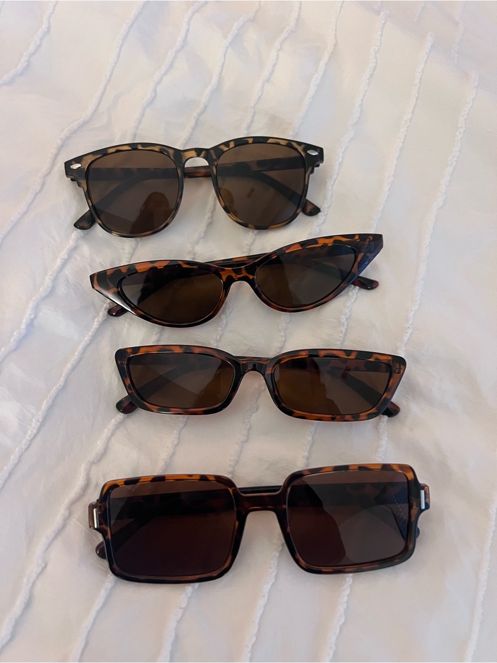 Zara Skinny Tortoise Sunglasses - Picture 2 of 2